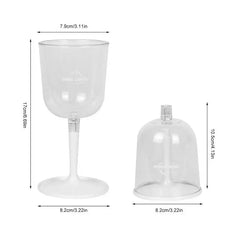 Collapsible Wine Glasses For Travel Shatterproof And Clear Portable Wine Glass Drinking