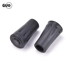 2pcs Trekking Pole Nordic Walk Stick Cane Rubber Tip Climb Replacement Alpenstock
