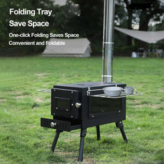 Tent Stove Camping Wood Stove Folding Stoves Fire Wood Heater For Winter Portable
