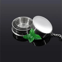 75/150/250ML Stainless Steel Folding Cup Camping Cookware Retractable Cup Teacups