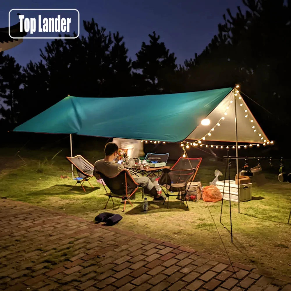 Pergola Awning Sun Shelter Flysheet Outdoor Camping Garden Sun Awning Canopy