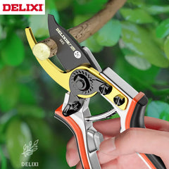 Delixi Pruning Scissors Trim Horticulture Garden Tools 35mm Shear Diameter SK5 Steel