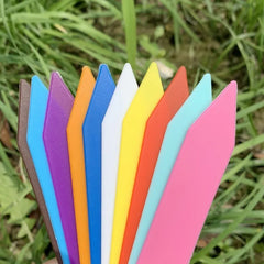 100 Pcs Garden Waterproof Plant Plastic Labels Nursery Nursery Tray Markers DIY Garden