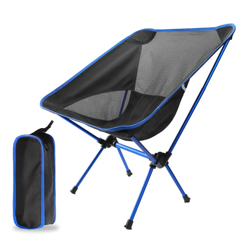 Detachable Portable Folding Moon Chair Outdoor Camping Chairs Beach Fishing Chair