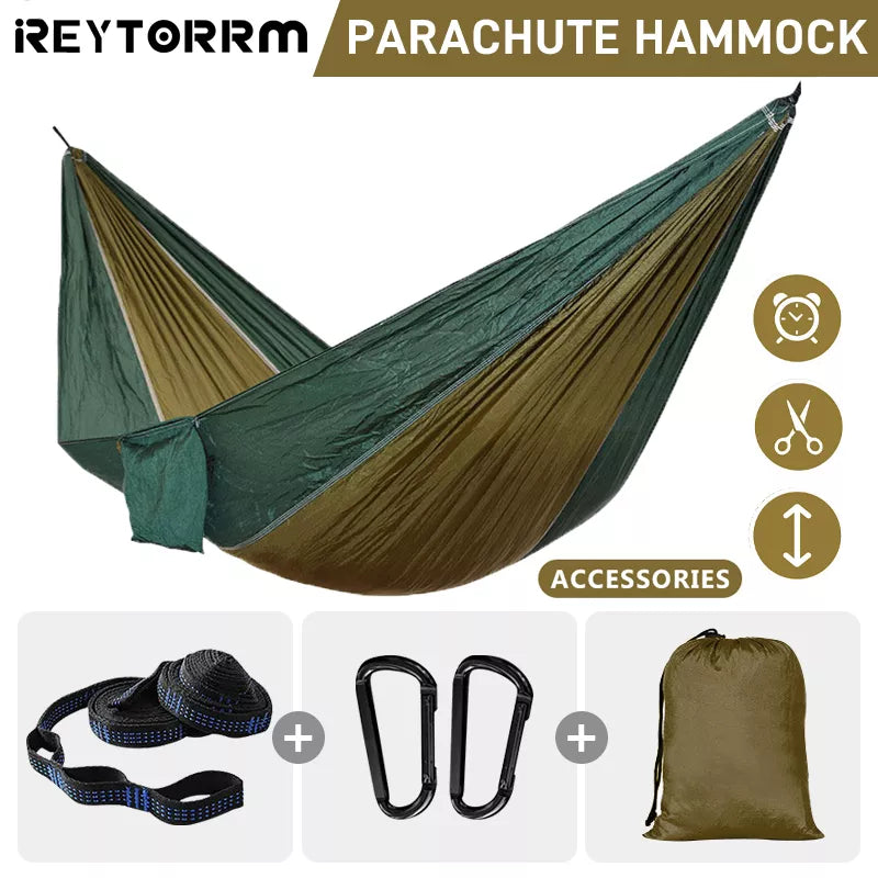 Single Camping Hammock 220x100cm Durable Safety Adult Indoor Outdoor Hanging
