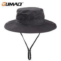 Outdoor Sports Fishing Cap Sunscreen Sun Visors Bucket Hat Camping Military Airsoft