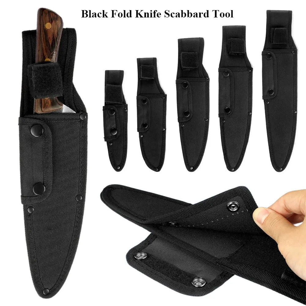 Knife Sheath Holster Oxford Sheath Holder Pocket Hunt Flashlight Case Camp Outdoor