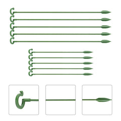 5/10/20pcs Plastic Plant Supports Flower Stand Reusable Protection Fixing Tool Gardening