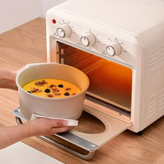 1PC Non-stick Detachable Medical Stone Pot Set White Nesting Household Cookware