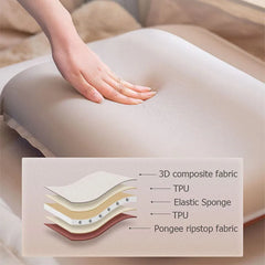 Naturehike Camping Pillows Self-inflatable Pillow 3D Silent Foam Pillow Outdoor Hiking