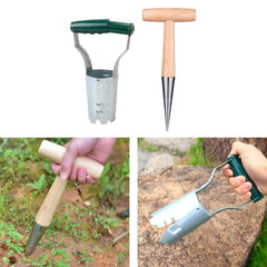 2Pcs/Set Planting Seeds and Bulb Tools Hand Digger Soil Insertion Seedling Remover