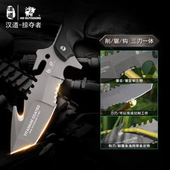 HX OUTDOORS Fixed Blade Knife Tactical Survival Knife G10 Handle 440c blade camping