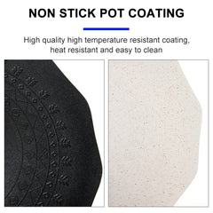 Widesea Camping Non Stick Barbecue Plate Outdoor Ovenware Korean BBQ Grill Picnic