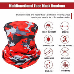 Multi-purpose Turban Riding Scarf Cycling Bandana Men Women Neck Cover Sunscreen