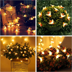 Solar String Light 20 LED Cute Bee Outdoor Light Wedding Home Garden Patio Party