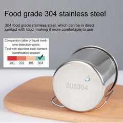 Stailess Steel Camping Mug Titanium Cup Tourist Tableware Picnic Utensils Outdoor Travel