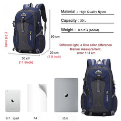 Men Backpack 2022 New Nylon Waterproof Casual Outdoor Travel Backpack Ladies