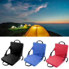 Canoe Kayak Seat Cushion Waterproof Stadium Chair with Comfortable Back Support