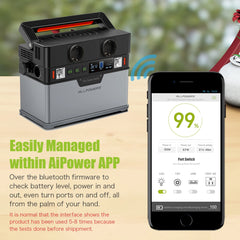 ALLPOWERS Portable Power Station 288Wh/78000mAh Portable Generator Backup Power