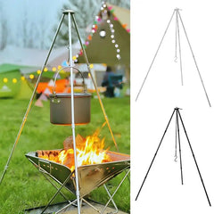 Camping Bonfire Tripod Portable Triangle Support For Hanging Pot Survival Outdoor