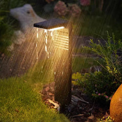 Solar Garden Lights Outdoor Waterproof LED Light Decoration Pathway Landscape Bollard
