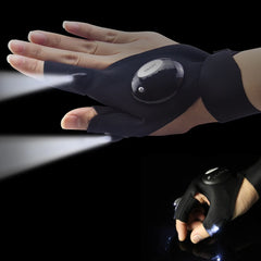 Repairing Finger Light Fishing Magic Strap Finger Glove LED Flashlight Torch Cover Survival