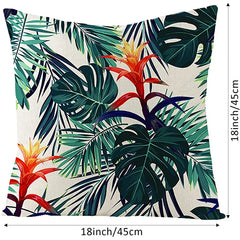 Set Of 4 Outdoor Cushions For Garden Furniture Garden Cushions Linen Green Cushion