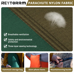 Single Camping Hammock 220x100cm Durable Safety Adult Indoor Outdoor Hanging