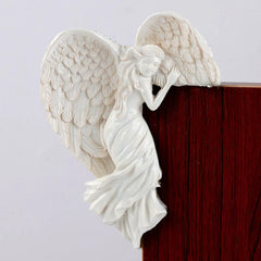 Angel Wings Home Gift Resin Craft Door Frame Ornament Indoor and Outdoor Garden