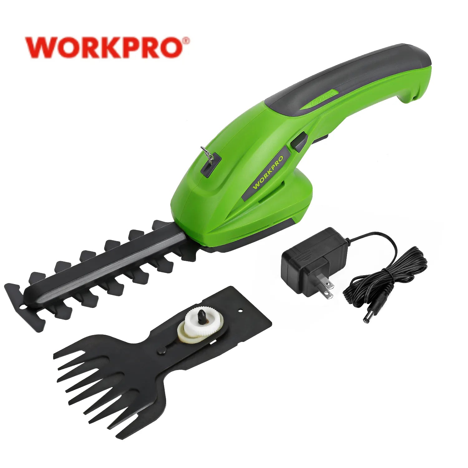 WORKPRO 3.6-7.2V Electric Trimmer 2 in 1 Lithium-ion Cordless Garden Tools Hedge