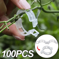 Plastic Plant Support Clips Reusable Vegetable Tomato Vines Protection Plant Clips Holder