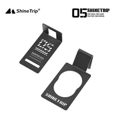 Gas Canister Hanging Hook for IGT Camping Table Stainless Steel Hanger Clip Butane Gas