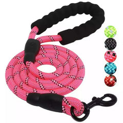 Nylon Dog Harness Leash For Medium Large Dogs Leads Pet Training Running Walking