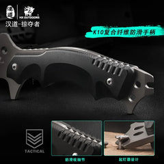 HX OUTDOORS Fixed Blade Knife Tactical Survival Knife G10 Handle 440c blade camping