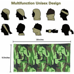 Multi-purpose Turban Riding Scarf Cycling Bandana Men Women Neck Cover Sunscreen