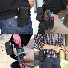 Tactical Cell Phone Pouch Holster with Free D Shaped Buckle Protable Wallet Card Waist