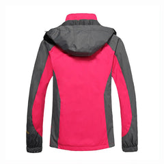 Man Women Windproof Outdoor Camping Hiking Climbing Jacket Coat Top Outwear