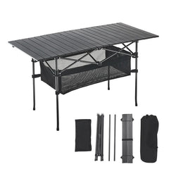 Outdoor Folding Table Chair   Camping Aluminium Alloy Picnic Table Waterproof Durable