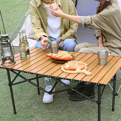 Barbecue Desk Camping Table Camp Dinning Mesa Nature Balcony Camping Table Floor