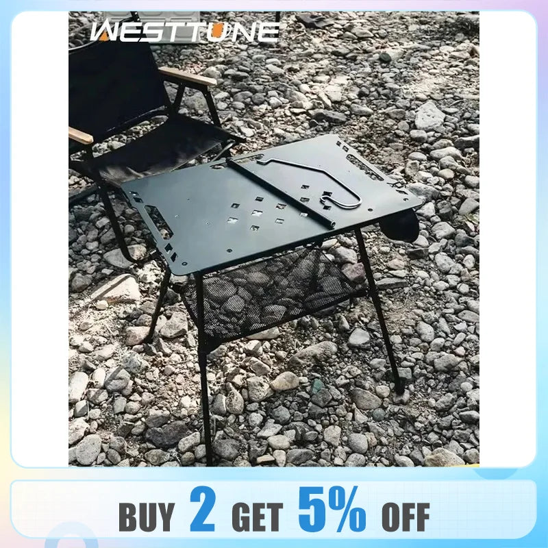 WESTTUNE Camping IGT Tactical Table with Accessories Lightweight Multifunctional