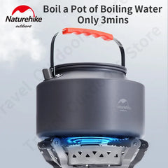 Naturehike Gas Stove Strong Fire Burner Outdoor Camping Cooker Electric-ignite High