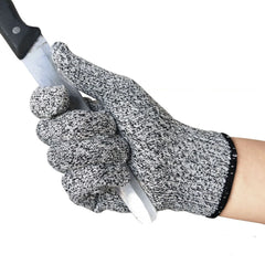 Grade 5 HPPE Anti-Cut Gloves Kitchen Gardening Anti-Cut Knitted Gloves Anti-Thorn