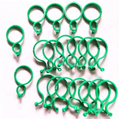 S/L 2 Size Garden Vine Strapping Clips Plant Bundled Buckle Ring Holder Tomato Garden