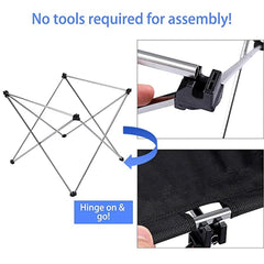 Ultralight Portable Folding Camping Table Compact Roll Up Tables with Carrying Bag