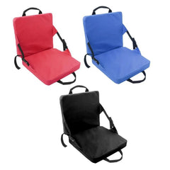 Canoe Kayak Seat Cushion Waterproof Stadium Chair with Comfortable Back Support