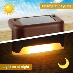 Solar Deck Lights 16 Pack Outdoor Step Lights Waterproof Led Solar Lights for Railing