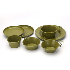 Non-Stick Camping Food Pan Tableware Outdoor Cookware Cooking Plate Picnic Dish