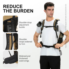 Mountaineering backpack 35 liters men's and women's outdoor sports bag waterproof