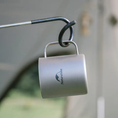 Naturehike Outdoor Titanium Water Cup Camping Portable Anti scalding and cold