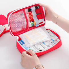 Large Capacity Emergency Medical Bag First Aid Storage Box Makeup Handbag